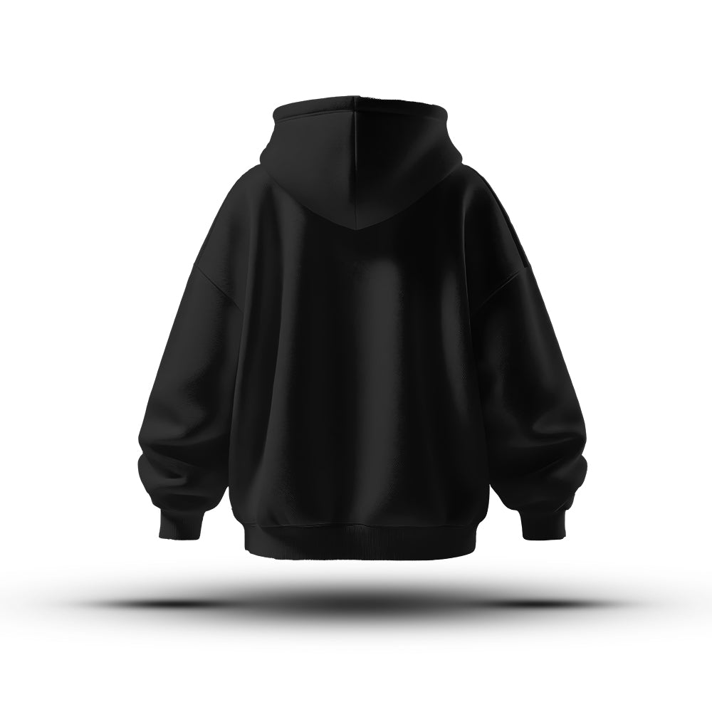 Unisex Lol! Oversized Heavy Hoodie Black