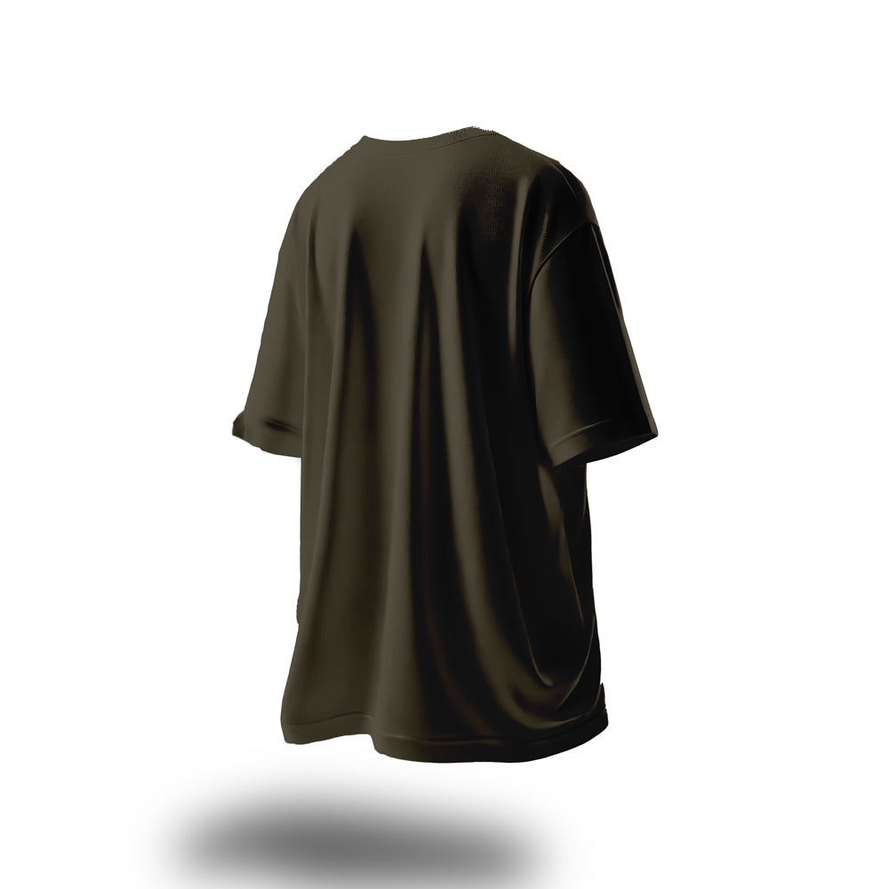Unisex Olive Green Oversized T-Shirt