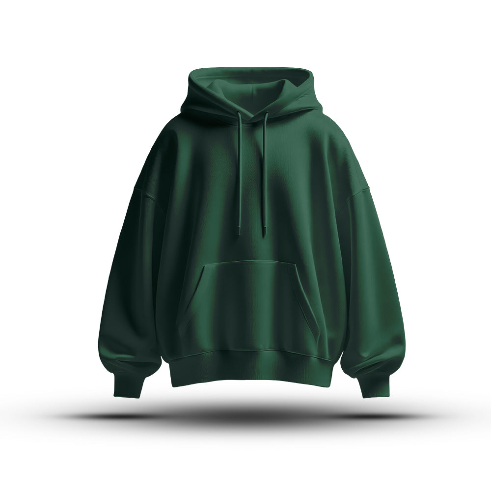 Unisex Green Oversized Heavy Hoodie