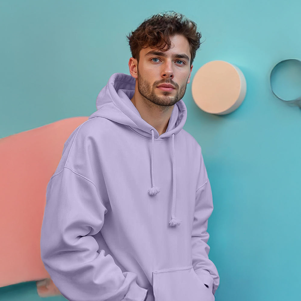 Unisex Lavender Oversized Heavy Hoodie