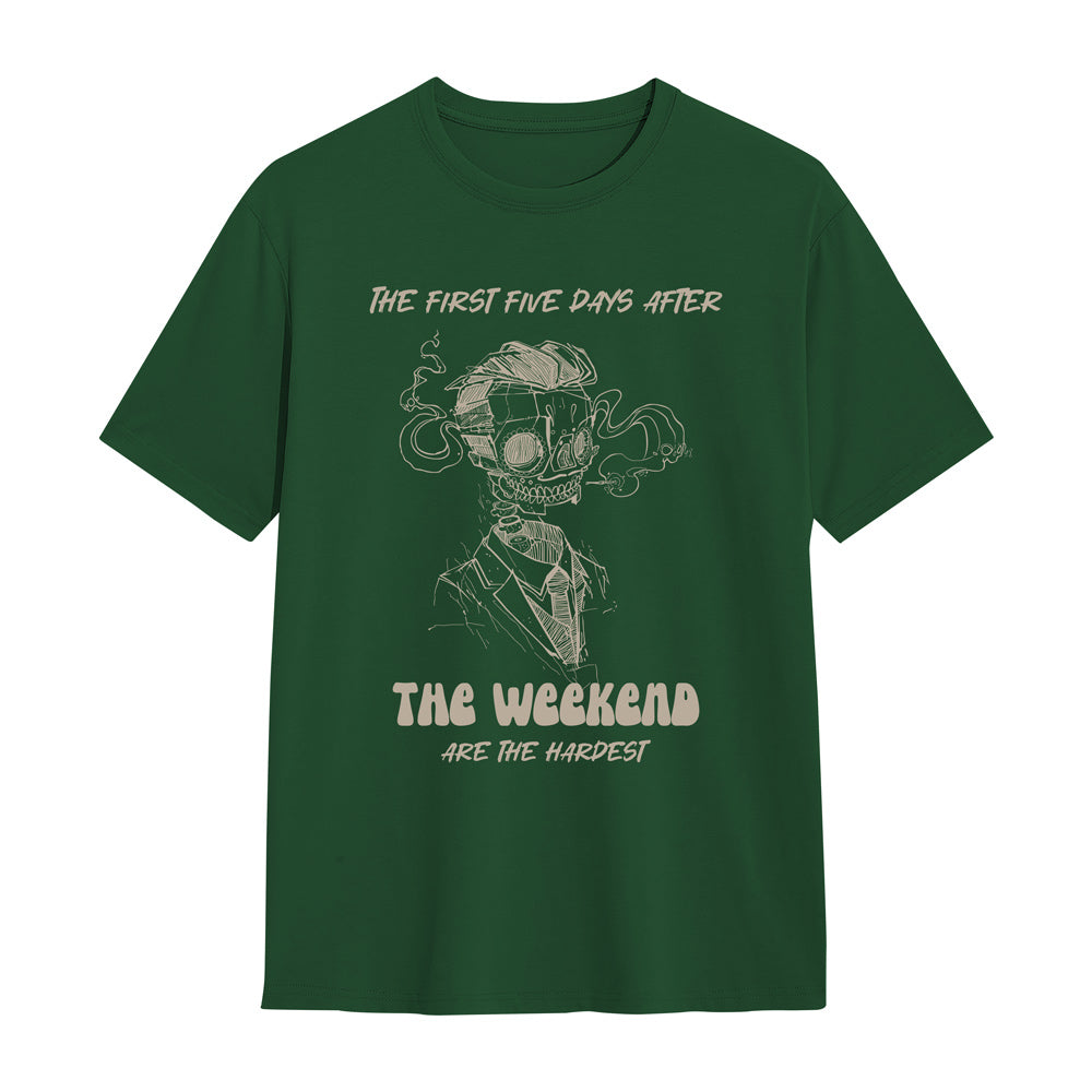 Unisex The Weekend Regular Fit T-Shirt Green