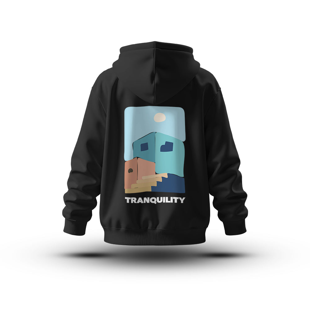 Unisex Tranquility Regular Fit Hoodie Black