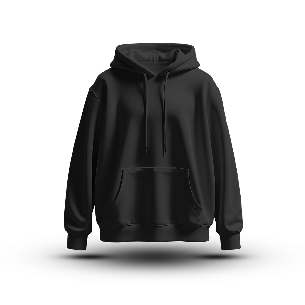 Unisex Tranquility Regular Fit Hoodie Black