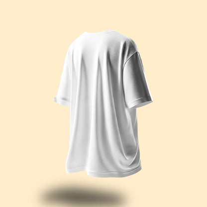 Unisex Alchohol You Later Oversized T-Shirt White