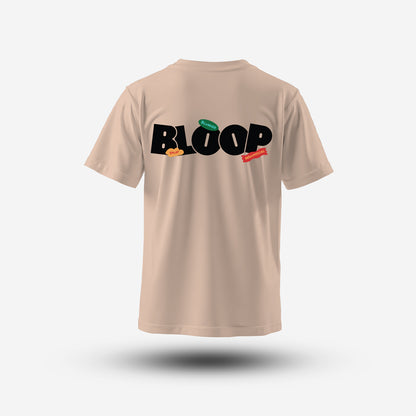 Unisex Bloop Regular Fit Tshirt Peach