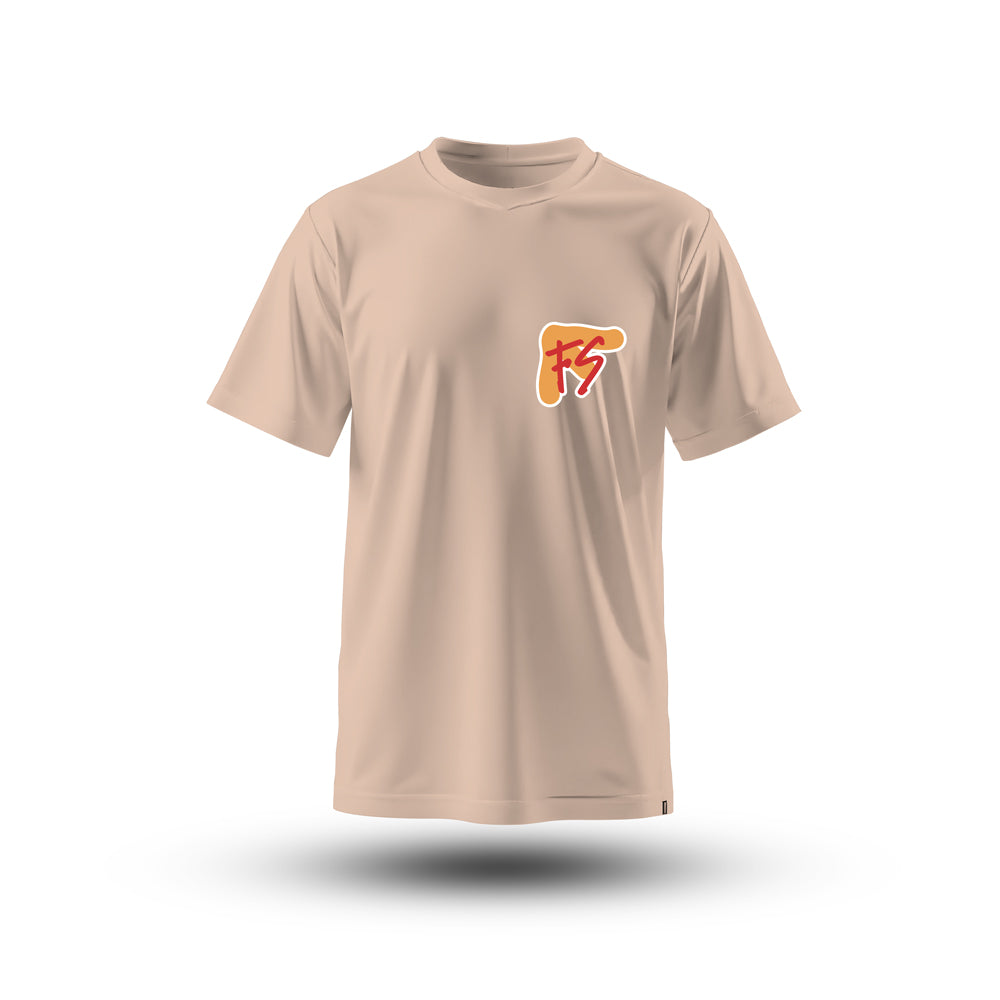 Unisex Bloop Regular Fit Tshirt Peach
