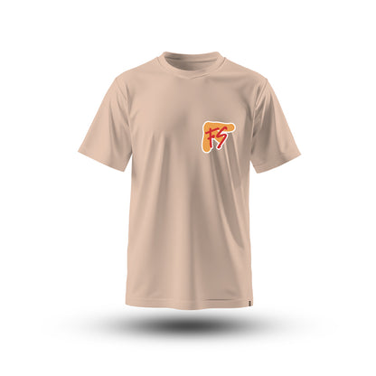 Unisex Bloop Regular Fit Tshirt Peach