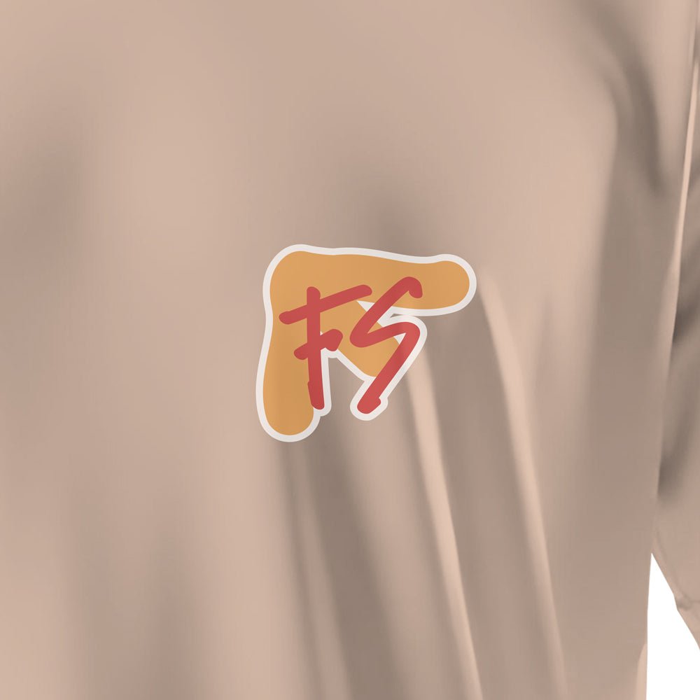 Unisex Bloop Regular Fit Tshirt Peach