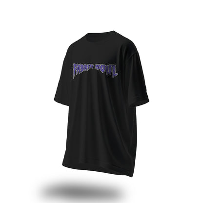 Unisex Boo Crew Oversized T-Shirt Black