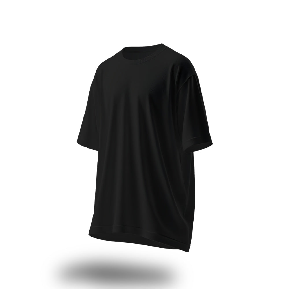 Unisex Brighter Than Sun Oversized T-Shirt Black