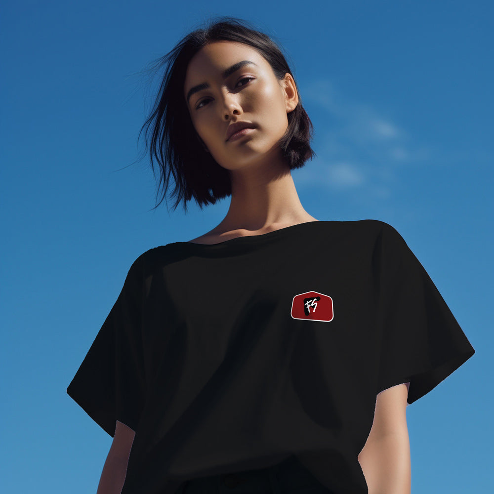 Unisex Bunk Master Oversized Heavy T-Shirt Black