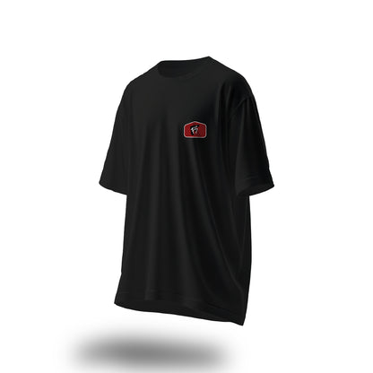 Unisex Bunk Master Oversized Heavy T-Shirt Black