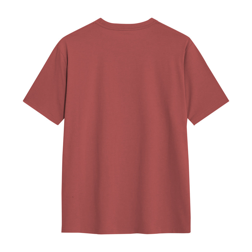 Unisex Mediocrates Regular Fit T-Shirt Coral