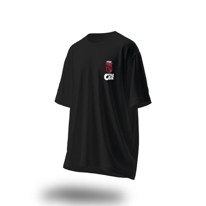 Coke Can Oversized T-Shirt Black