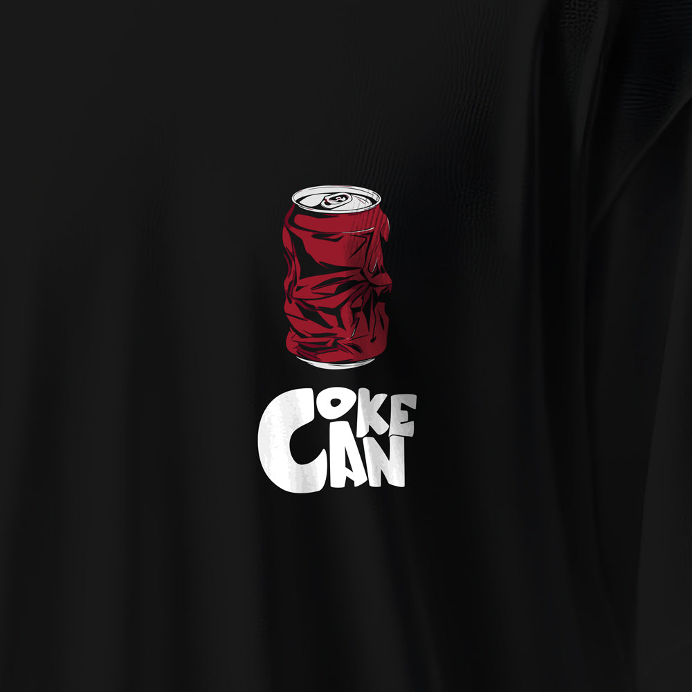 Coke Can Oversized T-Shirt Black