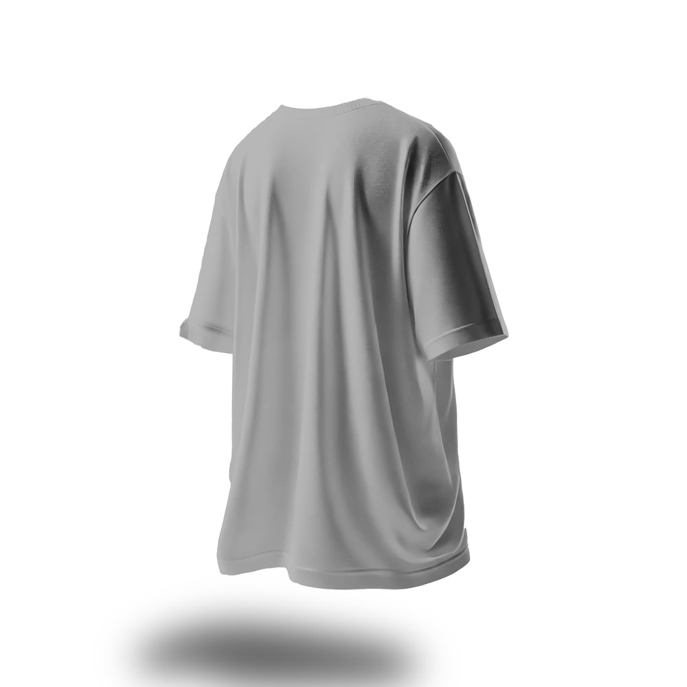 Unisex Found Missing Oversized T-Shirt Grey