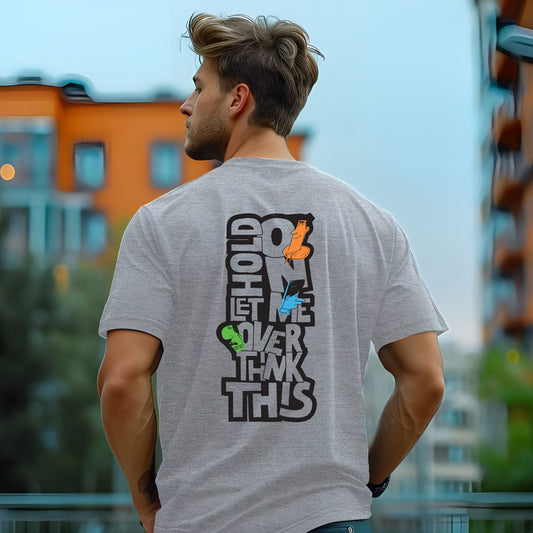 Unisex Hold On Regular Fit Tshirt Grey