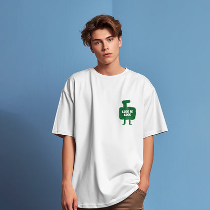 Less Is Less Oversized T-Shirt White
