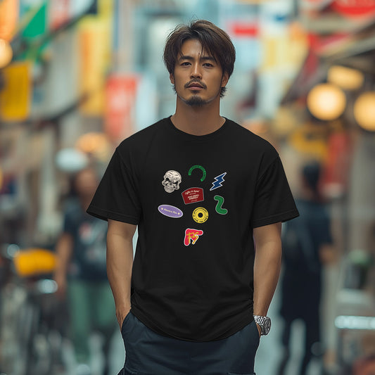 Unisex Life Update Oversized T-Shirt Black