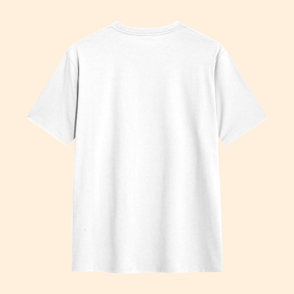 Unisex One Day at a time Regular Fit T-Shirt White