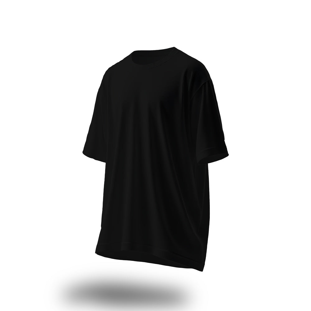 Unisex Black Oversized T-Shirt
