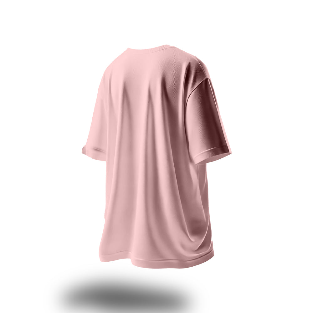 Unisex Light Pink Oversized T-Shirt