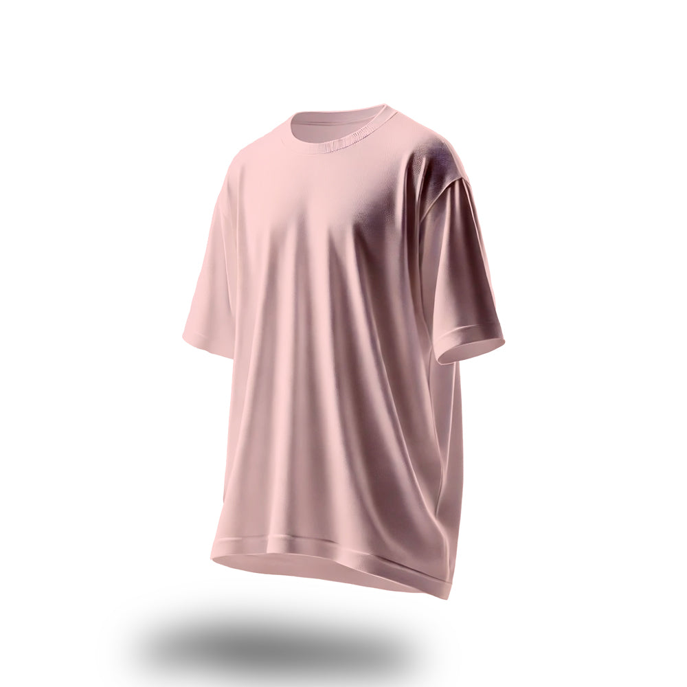 Unisex Light Pink Oversized T-Shirt