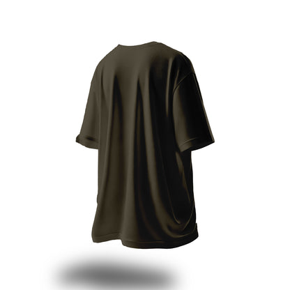 Unisex Olive Green Oversized T-Shirt