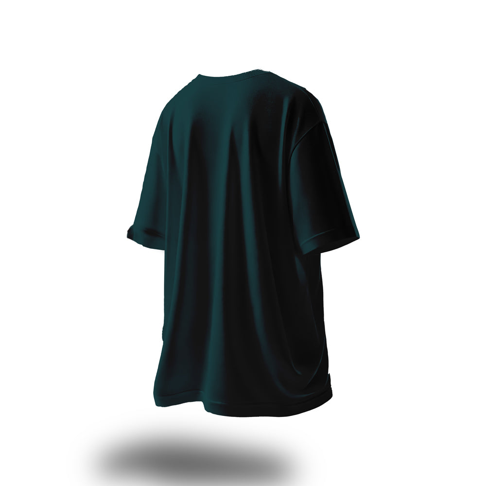 Unisex Petrol Blue Oversized T-Shirt