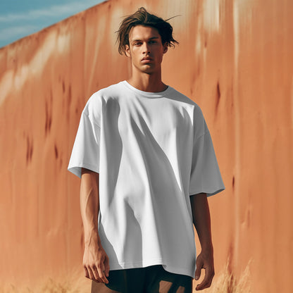 Unisex White Oversized T-Shirt