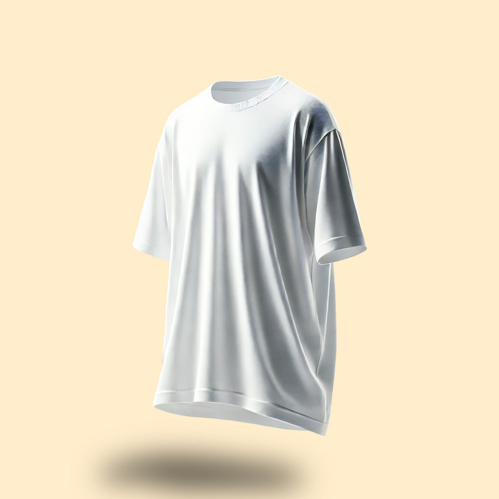 Unisex White Oversized T-Shirt