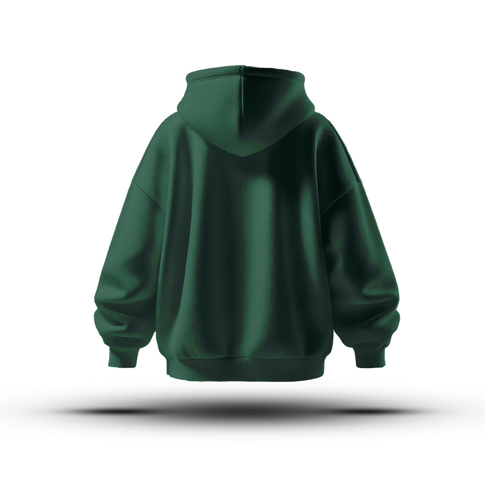 Unisex Green Oversized Heavy Hoodie
