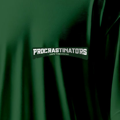 Unisex Procrastinator Assemble Oversized T-Shirt Green