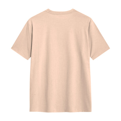 Unisex Quirky Regular Fit T-Shirt Peach