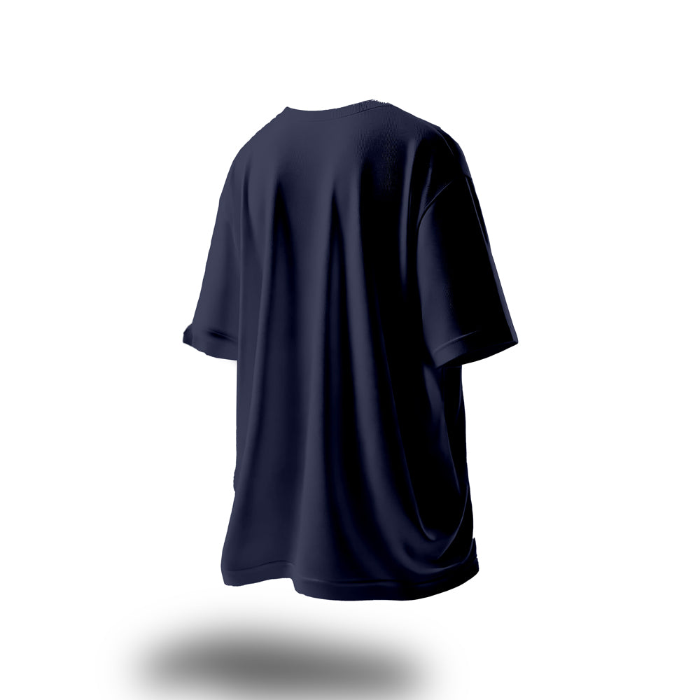 Unisex Tax is a Fine Oversized T-Shirt Navy Blue