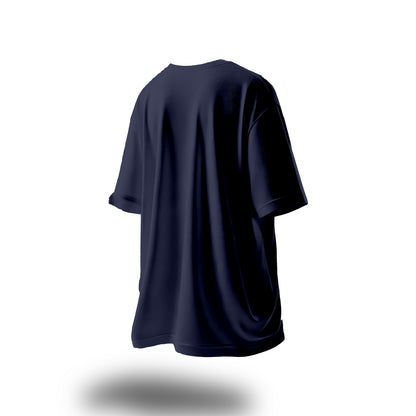 Unisex Tax is a Fine Oversized T-Shirt Navy Blue