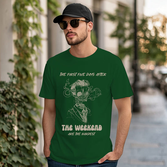 Unisex The Weekend Regular Fit T-Shirt Green