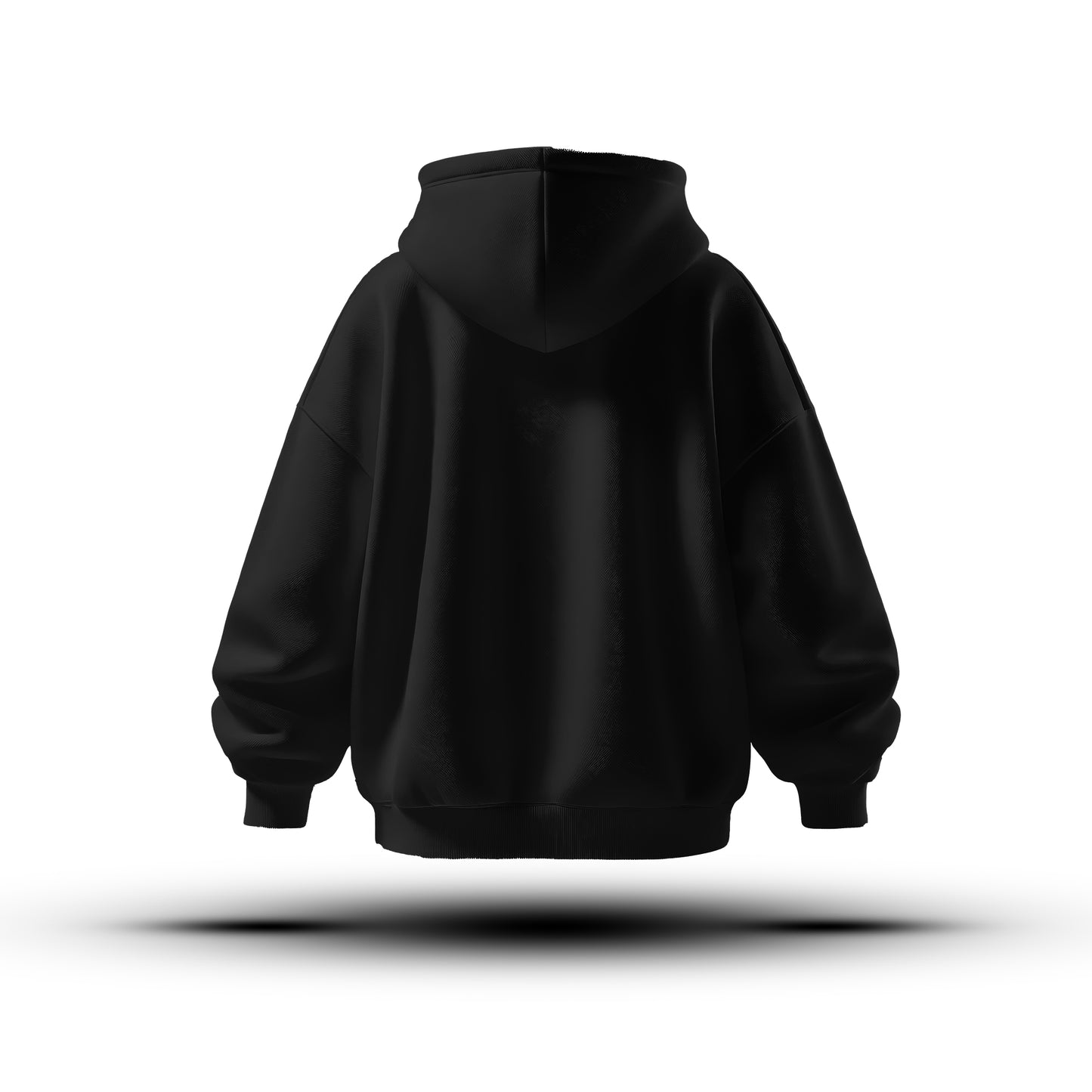 Weird Oversized Heavy Hoodie Black