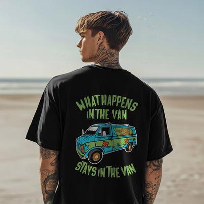 Unisex Pot Secret Oversized T-Shirt Black